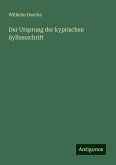 Der Ursprung der kyprischen Sylbenschrift