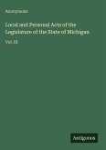 Local and Personal Acts of the Legislature of the State of Michigan