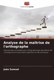 Analyse de la maîtrise de l'orthographe
