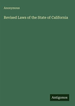 Cover Revised Laws of the State of California
