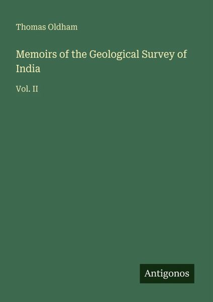 Memoirs of the Geological Survey of India