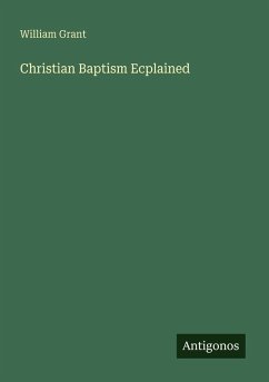 Cover Christian Baptism Ecplained