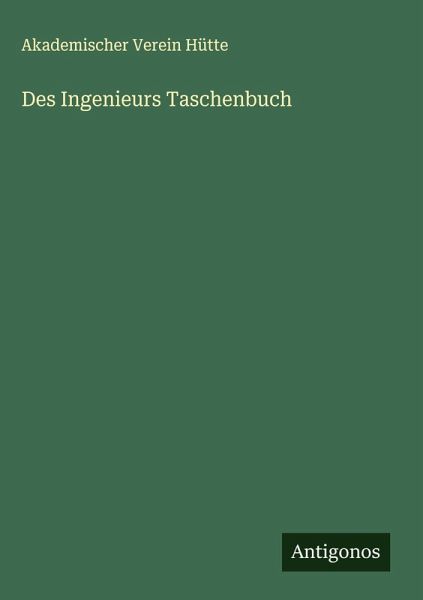 Des Ingenieurs Taschenbuch