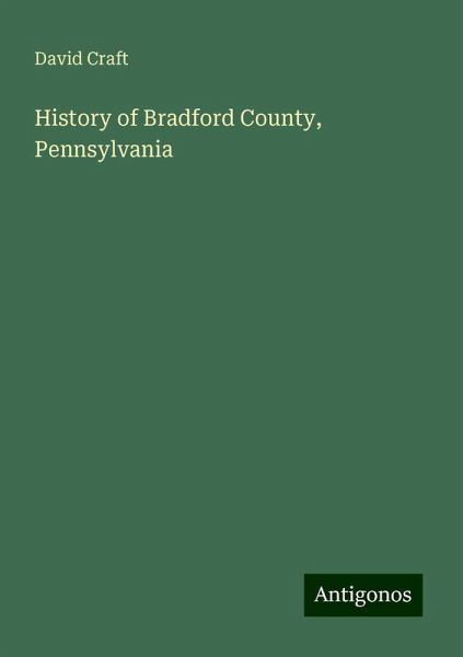 History of Bradford County, Pennsylvania
