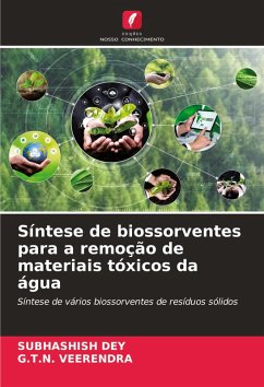 Cover Síntese de biossorventes para a remoção de materiais tóxicos da água