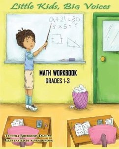 Cover Little Kids, Big Voices Math Workbook, Grades 1-3