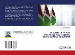 Cover ANALYSIS OF HEALTH INITIATIVES AND HOSPITAL PERFORMANCE IN BURUNDI