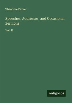 Cover Speeches, Addresses, and Occasional Sermons