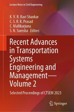 Cover Recent Advances in Transportation Systems Engineering and Management-Volume 2 (eBook, PDF)