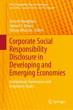 Corporate Social Responsibility Disclosure in Developing and Emerging Economies (eBook, PDF)