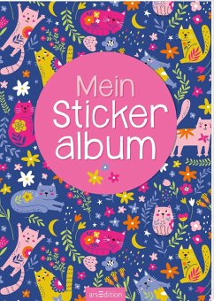 Cover Mein Stickeralbum - Katzen  (Restauflage)
