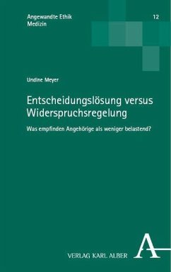 Cover Entscheidungslösung versus Widerspruchsregelung