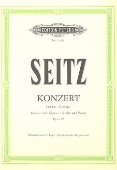 Konzert D-Dur op.22 für Violine und Orchester für Violine und Klavier