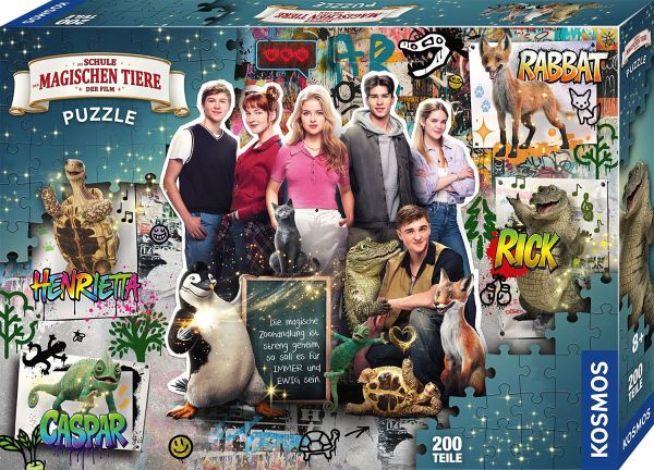 KOSMOS 685072 - Die Schule der magischen Tiere, Der Film-Puzzle, 200 Teile