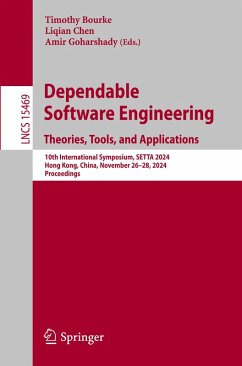 Dependable Software Engineering. Theories, Tools, and Applications