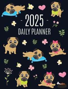 Pug Planner 2025 - Press, Happy Oak Tree