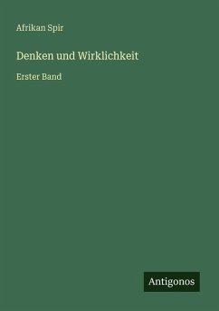 Cover Denken und Wirklichkeit