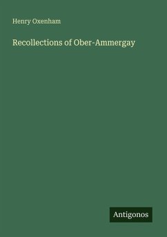 Cover Recollections of Ober-Ammergay