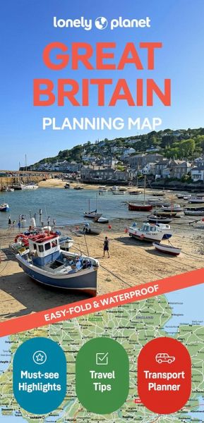 Lonely Planet Great Britain Planning Map Lonely Planet Great Britain Planning Map