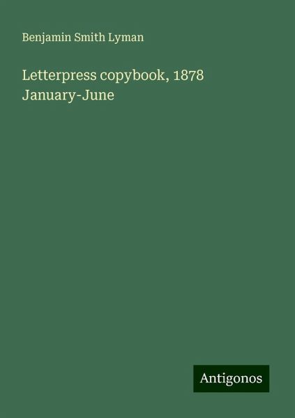 Letterpress copybook, 1878 January-June