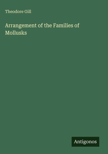 Arrangement of the Families of Mollusks Arrangement of the Families of Mollusks