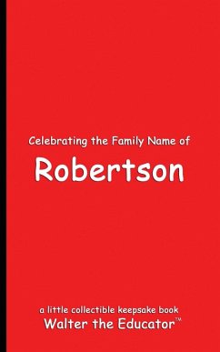 Cover Celebrating the Family Name of Robertson