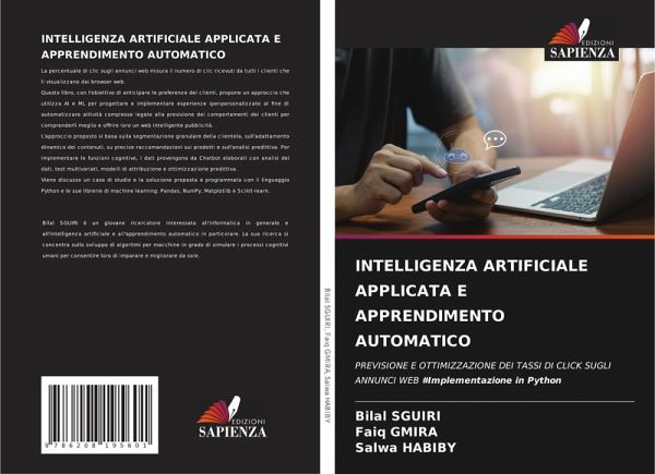 INTELLIGENZA ARTIFICIALE APPLICATA E APPRENDIMENTO AUTOMATICO