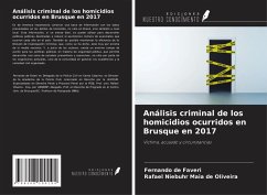 Cover Análisis criminal de los homicidios ocurridos en Brusque en 2017