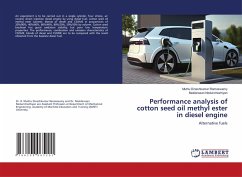 Cover Performance analysis of cotton seed oil methyl ester in diesel engine