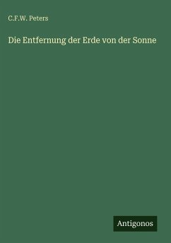Cover Die Entfernung der Erde von der Sonne