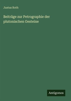 Cover Beiträge zur Petrographie der plutonischen Gesteine