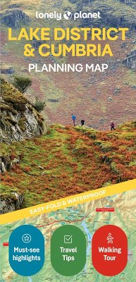 Cover Lonely Planet Lake District & Cumbria Planning Map