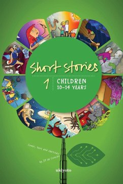 Cover GREEN BOOK of SHORT STORIES 1 for Children