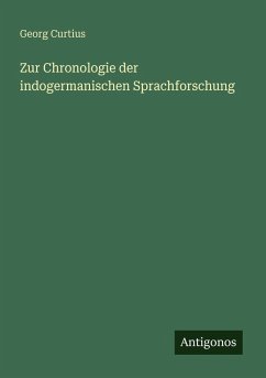 Cover Zur Chronologie der indogermanischen Sprachforschung