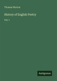 History of English Poetry