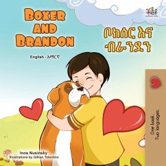Cover Boxer and Brandon (English Amharic Bilingual Children's Book)