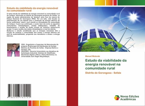 Estudo da viabilidade da energia renovável na comunidade rural Estudo da viabilidade da energia renovável na comunidade rural