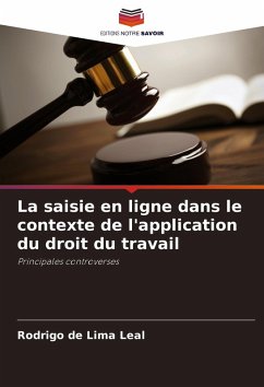 Cover La saisie en ligne dans le contexte de l'application du droit du travail