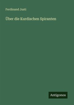 Cover Über die Kurdischen Spiranten