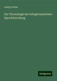 Zur Chronologie der indogermanischen Sprachforschung