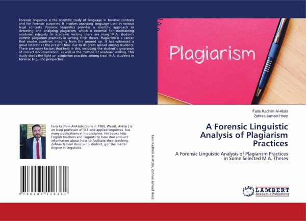 A Forensic Linguistic Analysis of Plagiarism Practices A Forensic Linguistic Analysis of Plagiarism Practices