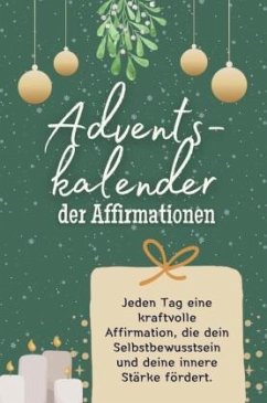 Cover Adventskalender der Affirmationen - Das perfekte Geschenk für Frauen und Männer 2024