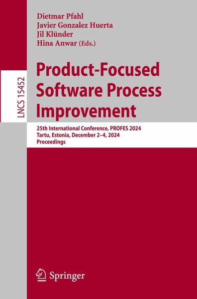 Product-Focused Software Process Improvement Product-Focused Software Process Improvement