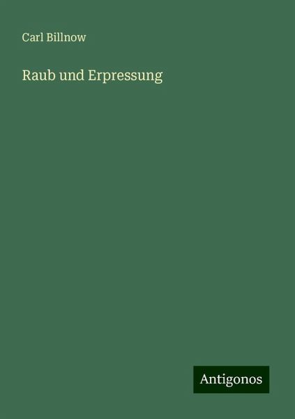 Raub und Erpressung
