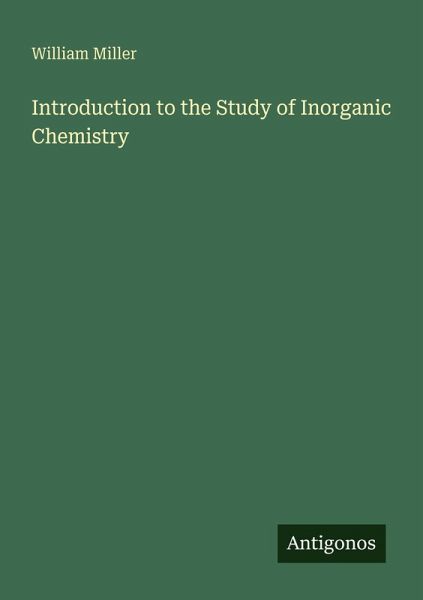 Introduction to the Study of Inorganic Chemistry Introduction to the Study of Inorganic Chemistry