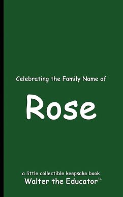 Cover Celebrating the Family Name of Rose