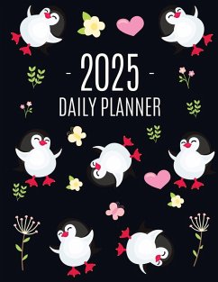 Penguin Daily Planner 2025 - Press, Pimpom Pretty
