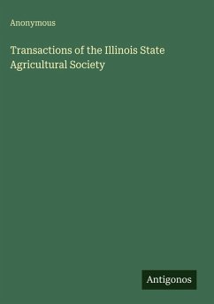 Cover Transactions of the Illinois State Agricultural Society