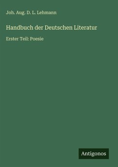 Cover Handbuch der Deutschen Literatur