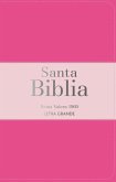 Biblia Rvr 1960 Letra Grande Tamaño Manual Tricolor Rosa Oscuro Rosa Claro Con Cierre E Índice (Bible Rvr 1960 Large Print Handsize Leatherlike Tricolor Dark Pink, Light Pink Indexed with Zipper (Spanish Edition)